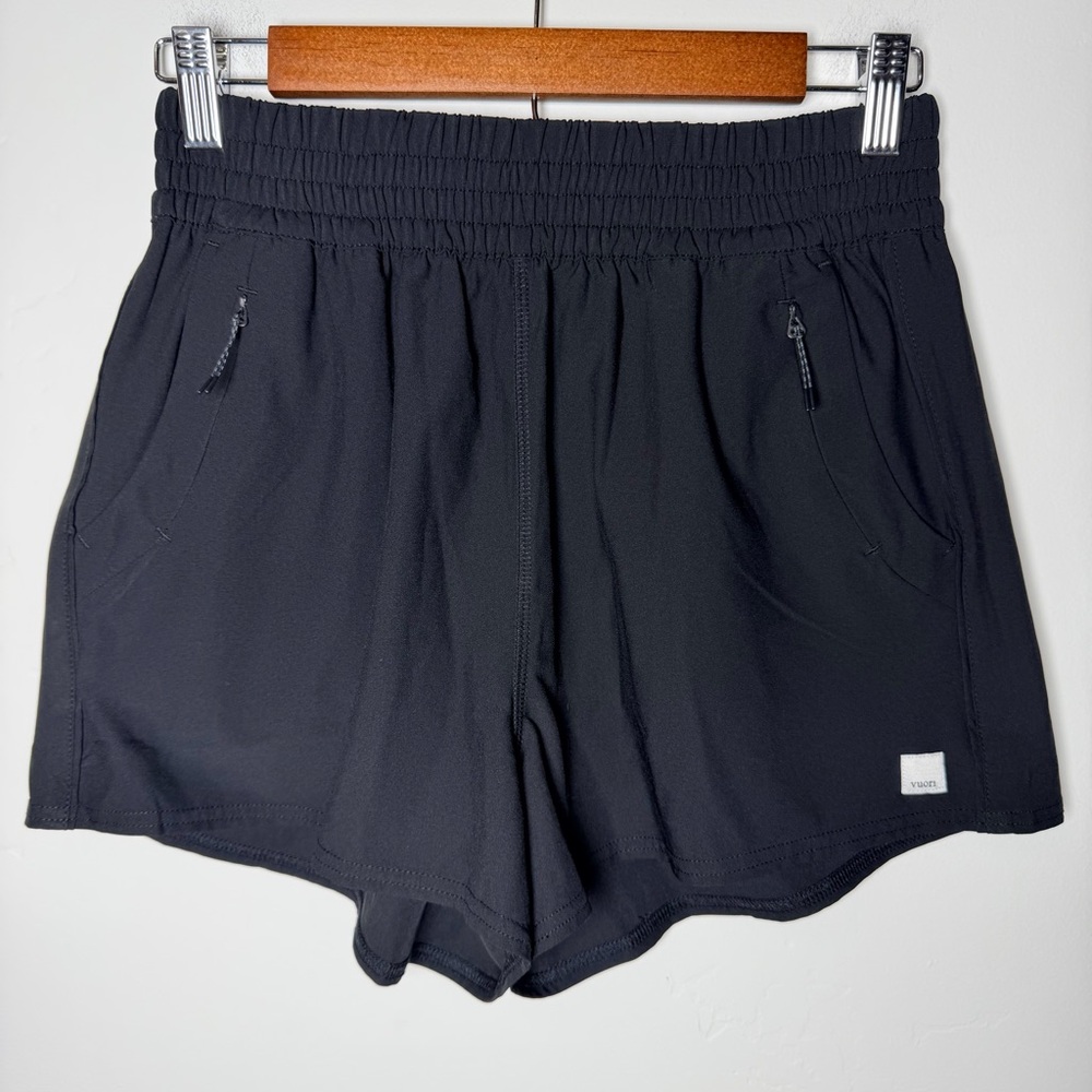 Vuori Shorts S Women's Black Athletic activewear sporty tenis comfy Small - Picture 2 of 4